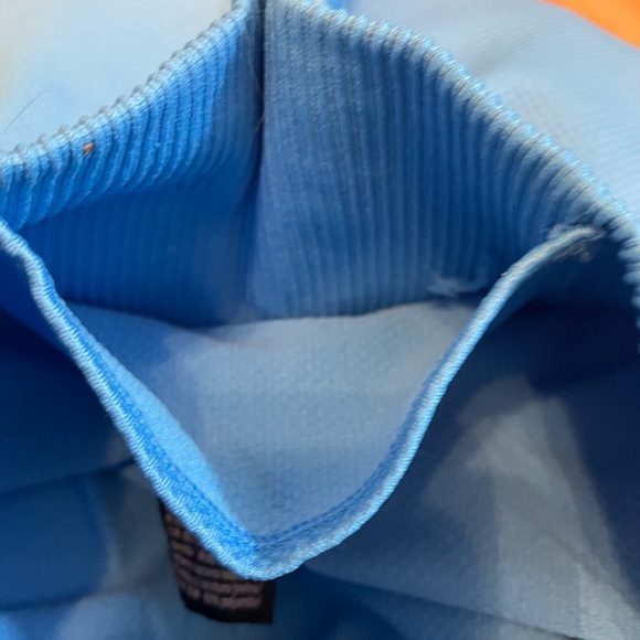 Victoria's Secret Pink Active Leggings Womens Large Blue White High Waist Pocket - Picture 9 of 9